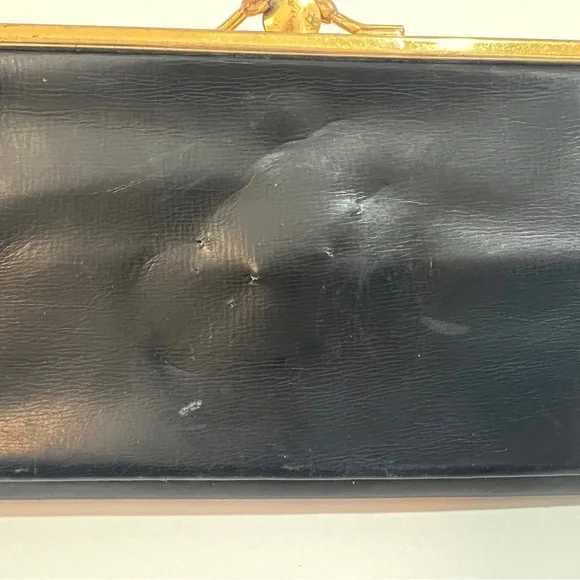 Vintage Mark Cross Navy Clutch Wallet - Picture 6 of 14